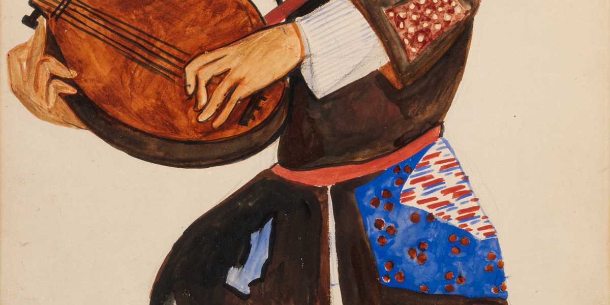 Costaume d'homme pour le ballet le Coq d'Or